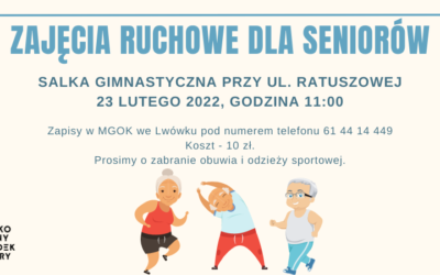 Zajęcia ruchowe dla seniorów – 23.02.2022