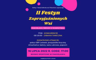 Festyn zaprzyjaźnionych wsi w Pakosławiu – 16 lipca 2022 r.