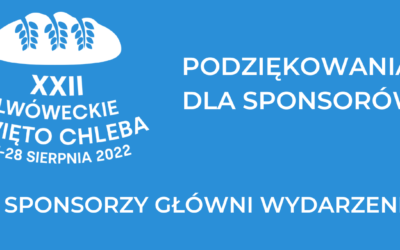 PODZIĘKOWANIA DLA SPONSORÓW