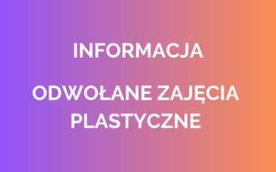 Informacja o zajęciach – 27.04.2023