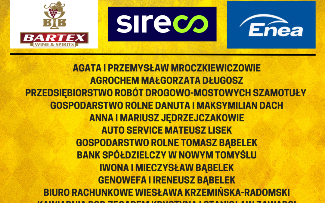 SPONSORZY XXIV Lwóweckiego Święta Chleba