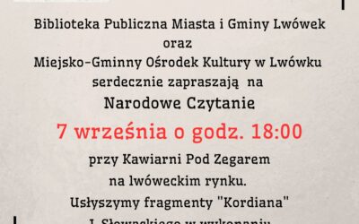 Narodowe czytanie – 7.09.2024