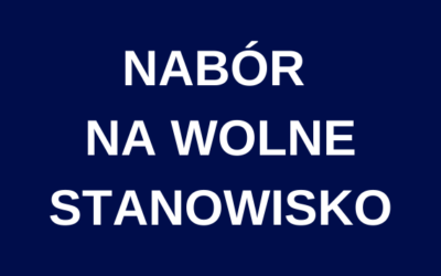 Nabór na stanowisko pracownika gospodarczego