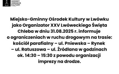 Informacja o&nbsp;ograniczeniach w&nbsp;ruchu