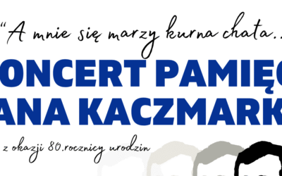 Koncert pamięci Jana Kaczmarka – 21.11.2025