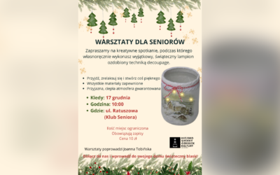Warsztaty świąteczne dla seniorów – 17.12.2025