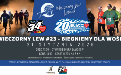 Wieczorny Lew #23 – biegniemy dla WOŚP – 21.01.2026