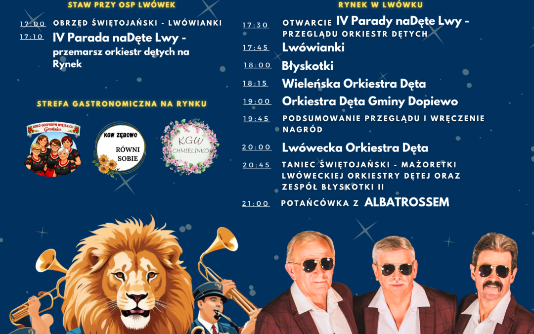 Wianki w&nbsp;Lwówku – IV Parada naDęte Lwy – 20.06.2026
