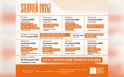 Sierpień 2026 z&nbsp;MGOK Lwówek – sprawdź, co&nbsp;przed&nbsp;nami!