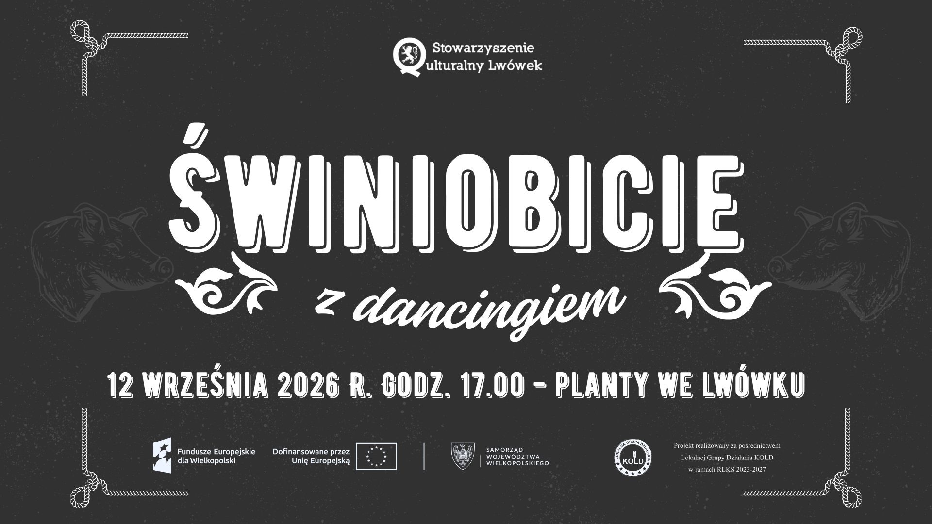 Plakat ŚWINIOBICIE Z DANCINGIEM (180 x 90 cm) (1920 x 1080 px)