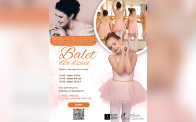 Nowość w&nbsp;zajęciach stacjonarnych – Balet dla dzieci „ARTClassica”